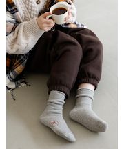 オーガニックコットンスウェットパイルルームソックス