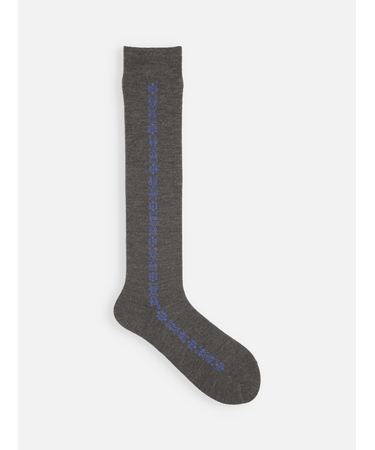 フラワーダマスクハイソックス