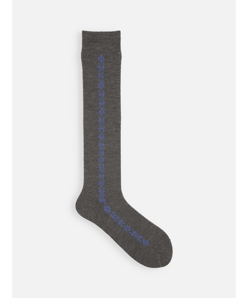 フラワーダマスクハイソックス