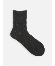 ネップゴム長ケーブルショートソックス