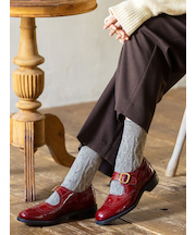 ネップゴム長ケーブルショートソックス