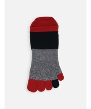 【Tabio MEN】ガード付きメッシュ切替五本指スニーカー丈ソックス