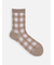 毛混チェックJQソックス