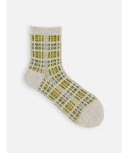 ふわふわチェックJQショートソックス