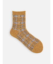 ふわふわチェックJQショートソックス