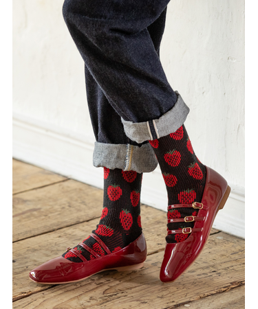 ふわふわイチゴJQソックス