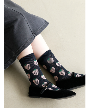 ふわふわイチゴJQソックス