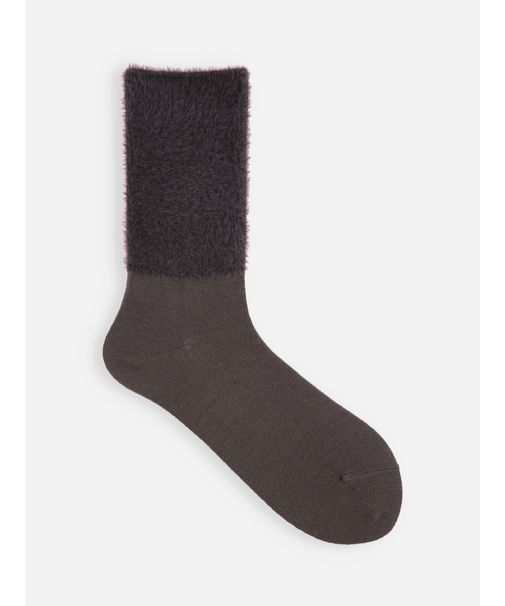 ミンクモール切替リブベタソックス