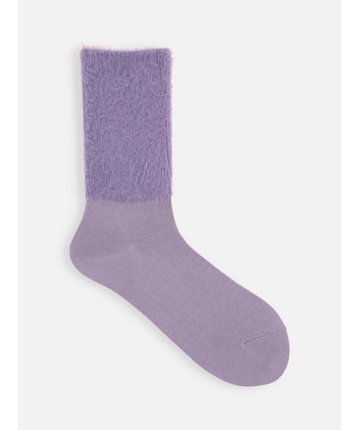 ミンクモール切替リブベタソックス