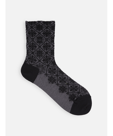 バナウォームフロートウィンタータイルショートソックス