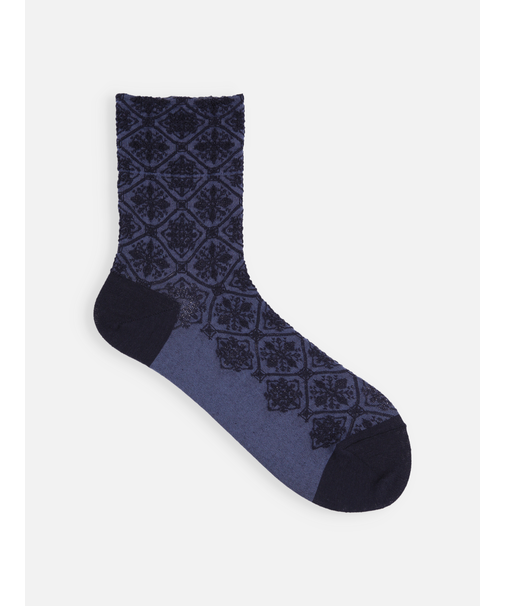 バナウォームフロートウィンタータイルショートソックス