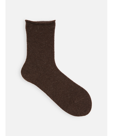 紡毛ロールショートソックス