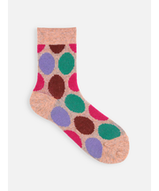 ジャカードドットショートソックス