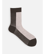 ふわふわラメバイカラージャカードソックス