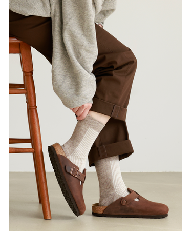 ふわふわラメバイカラージャカードソックス