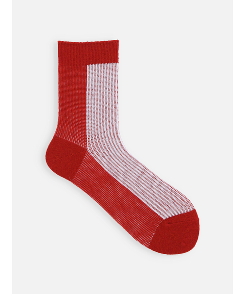 ふわふわラメバイカラージャカードソックス