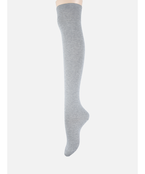 無地ベタオーバーニーソックス