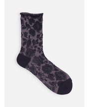 バナウォームフラワーフロートロールショートソックス