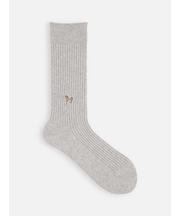 馬刺繍2×2リブスリーク