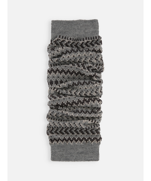 ラメジャカードレッグウォーマー