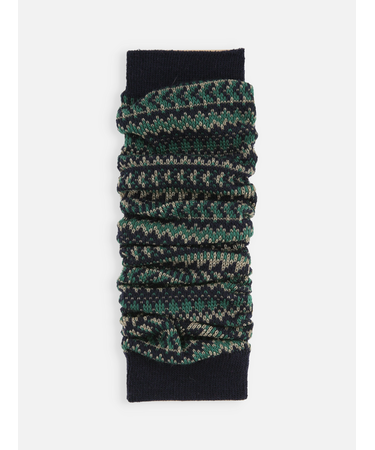 ラメジャカードレッグウォーマー