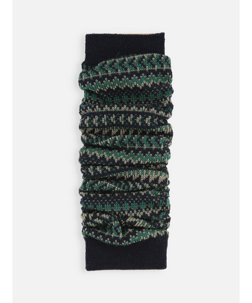 ラメジャカードレッグウォーマー