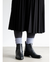 毛混ラメルーズソックス