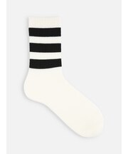【Tabio MEN】リブベタ３ラインレギュラー丈ソックス