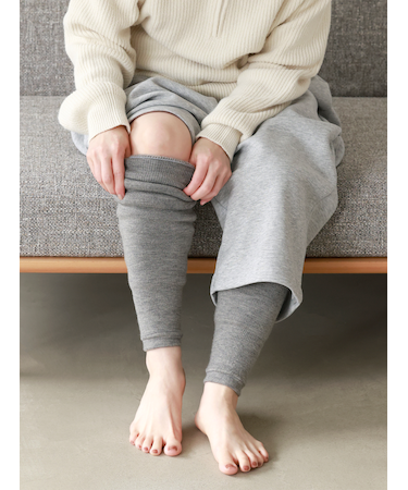 裏起毛レッグウォーマー