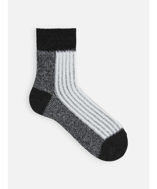 【Tabio MEN】JQミンクモールリブショート丈ソックス