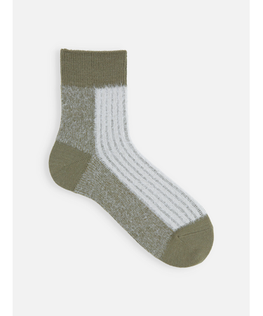 【Tabio MEN】JQミンクモールリブショート丈ソックス