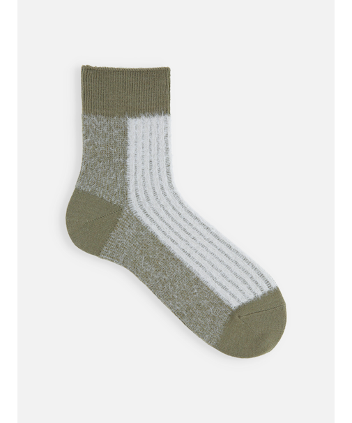 【Tabio MEN】JQミンクモールリブショート丈ソックス