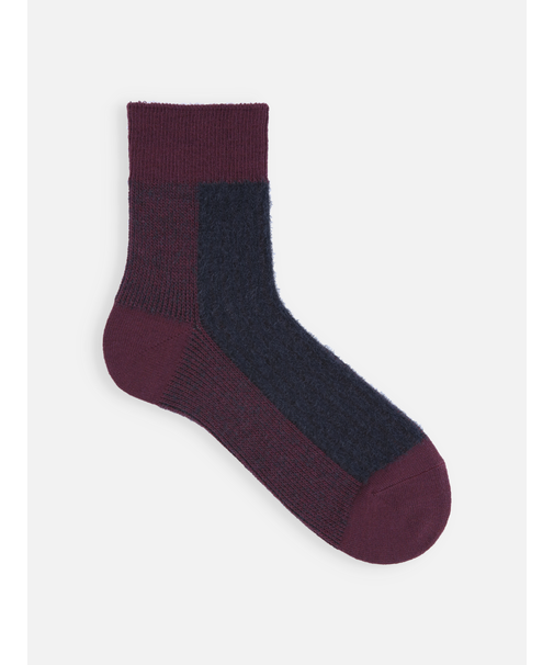 【Tabio MEN】JQミンクモールリブショート丈ソックス