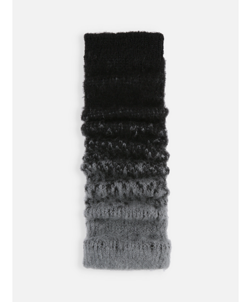 ジャカード起毛レッグウォーマー