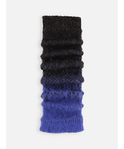 ジャカード起毛レッグウォーマー