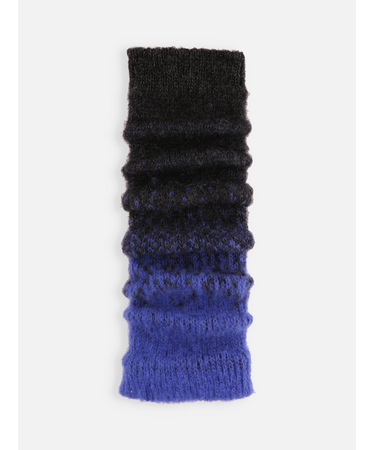 ジャカード起毛レッグウォーマー