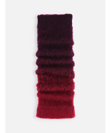 ジャカード起毛レッグウォーマー