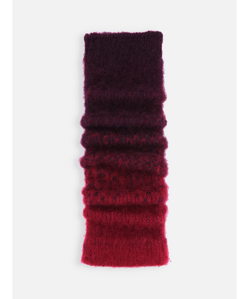 ジャカード起毛レッグウォーマー