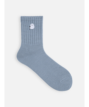 毛混アメリブ動物刺繍ショートソックス