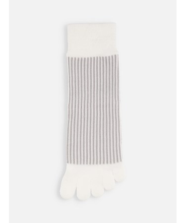 五本指ストライプショートソックス