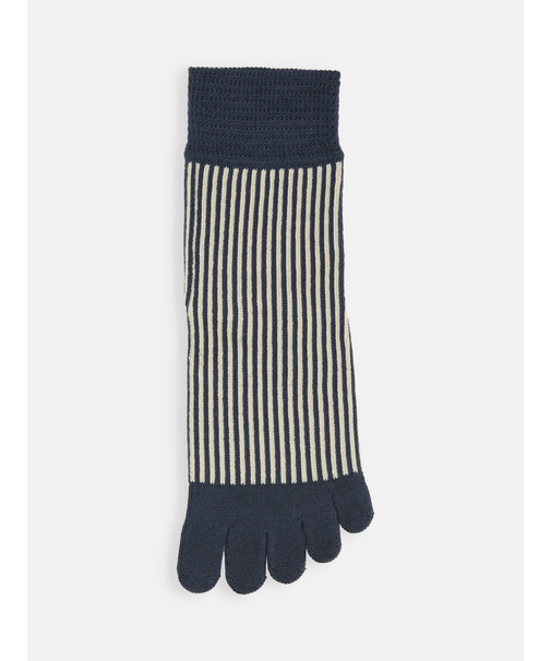 五本指ストライプショートソックス