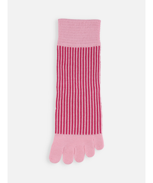 五本指ストライプショートソックス