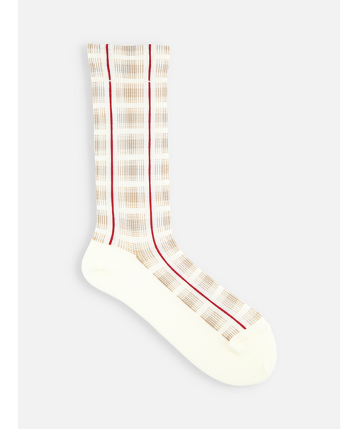 薄手チェックスリーク