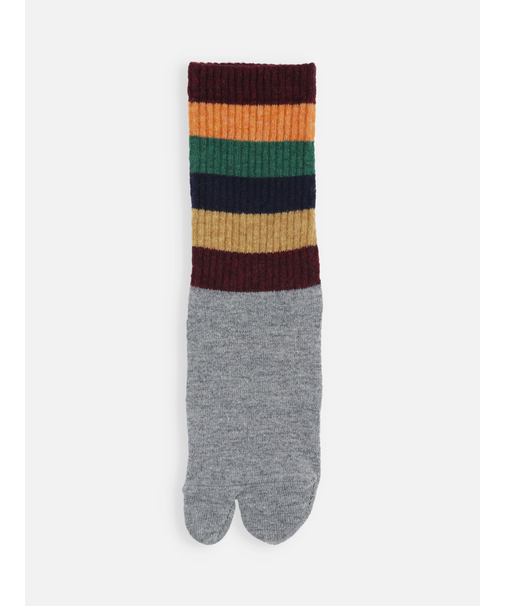 足袋アメリブマルチボーダーソックス