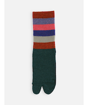 足袋アメリブマルチボーダーソックス