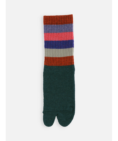 足袋アメリブマルチボーダーソックス