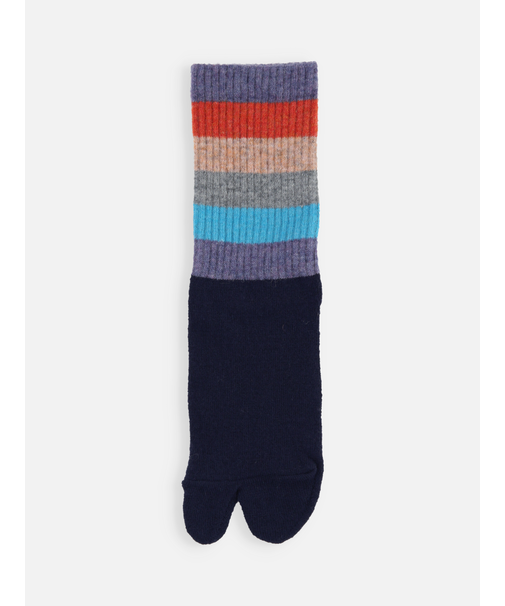 足袋アメリブマルチボーダーソックス