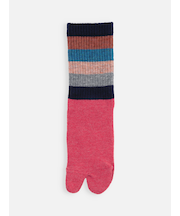 足袋アメリブマルチボーダーソックス