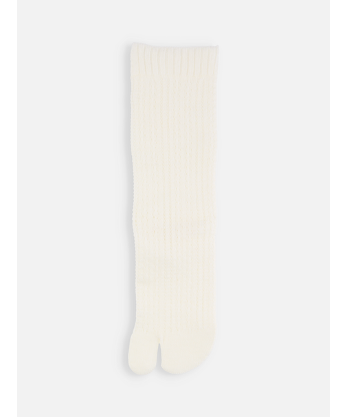 毛混 メッシュ柄足袋ソックス