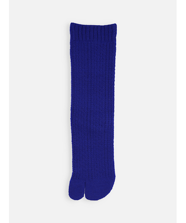 毛混 メッシュ柄足袋ソックス